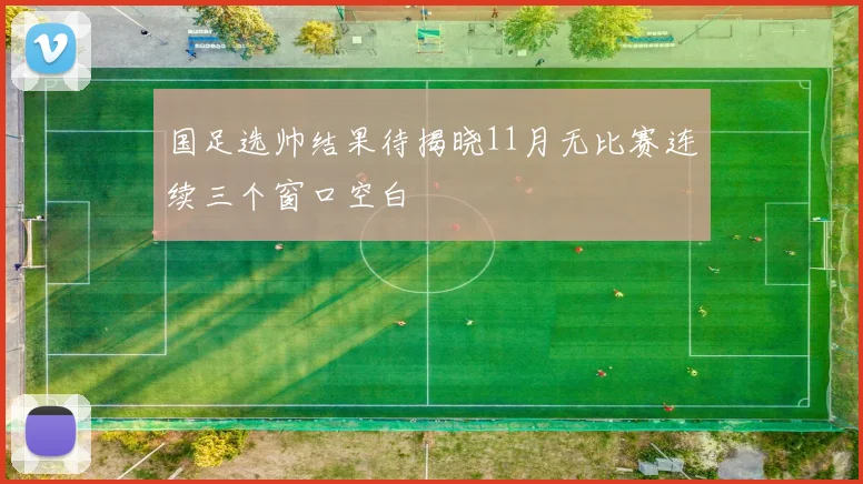 国足选帅结果待揭晓11月无比赛连续三个窗口空白
